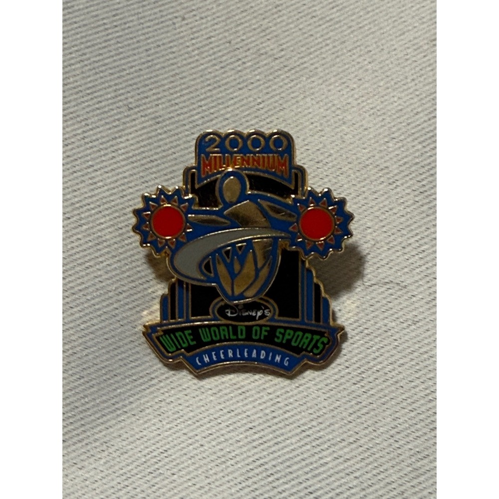 Disney Wide World of Sports Cheerleading 2000 Millennium Enamel Trading Pin